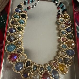 Elegant Multicolor Gemstone Necklace